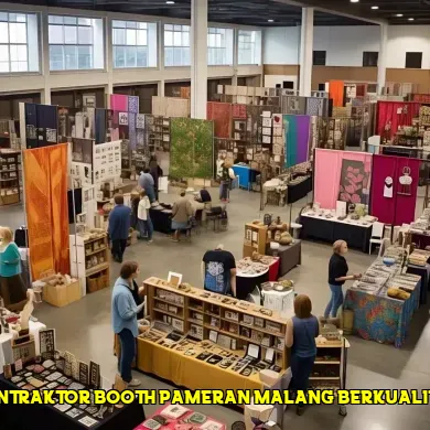 Booth Compact untuk Startup di Pameran UMKM Dengan Desain Interaktif